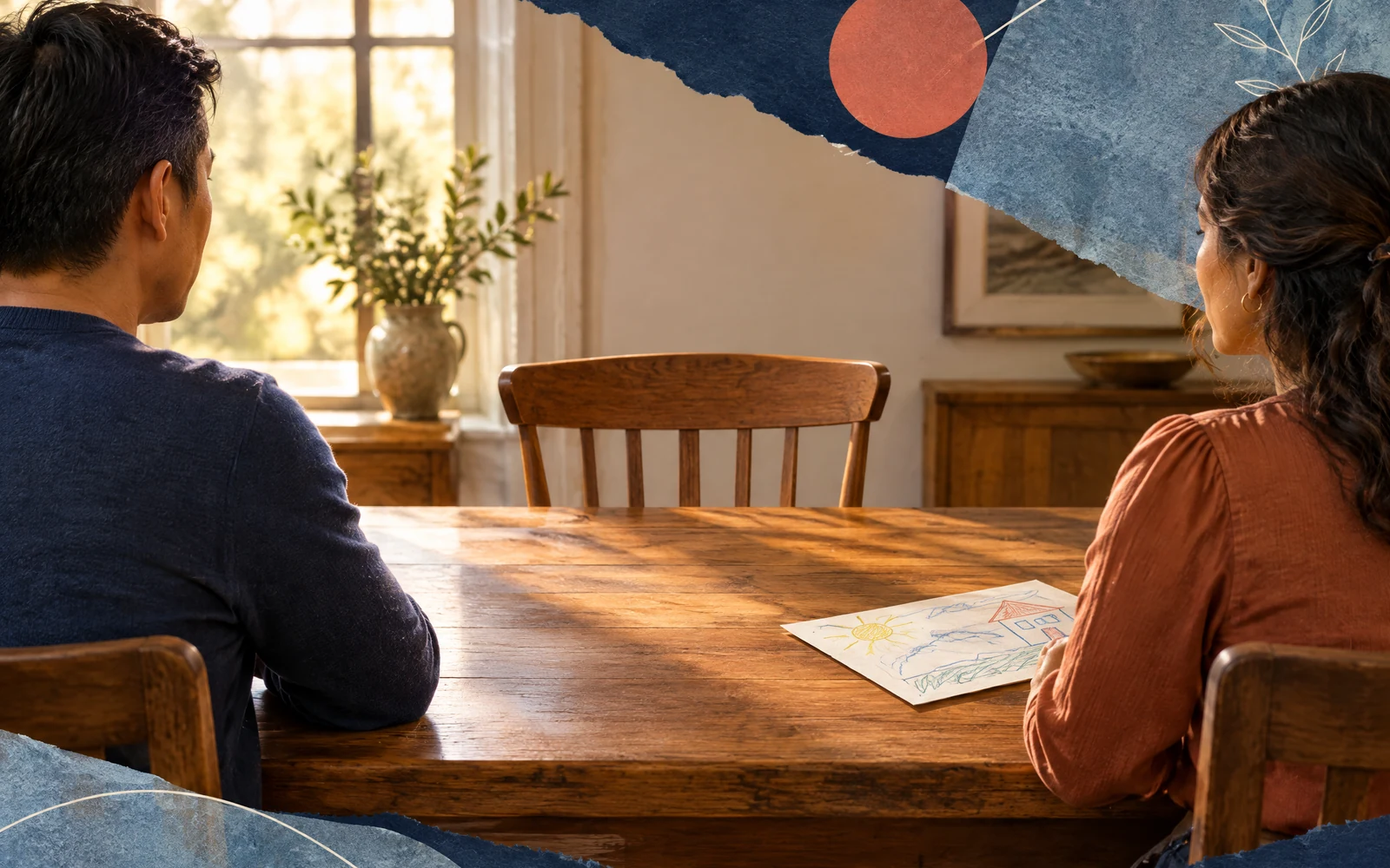 Illustrative composite-narrative story card for When Your Child Is in the Middle.
